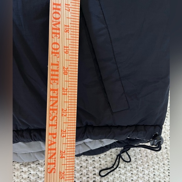 Vintage Men’s Ralph Lauren Black/Gray Reversible Vest, Nylon & Cotton; Size M - Picture 12 of 12